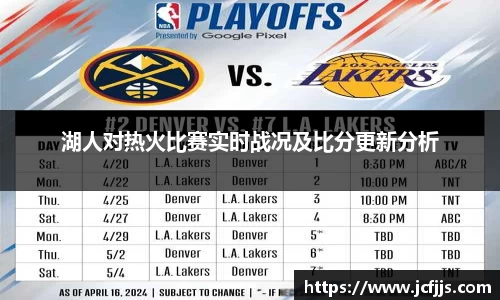 湖人对热火比赛实时战况及比分更新分析
